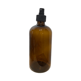 Botella ámbar 500 ml con Atomizador