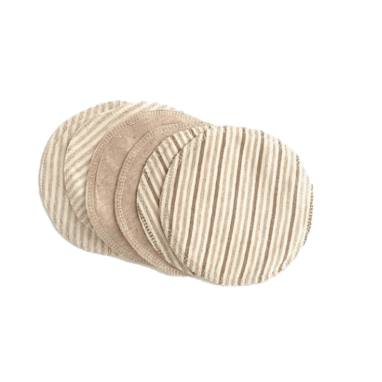 Protectores mamarios reutilizables de algodón orgánico