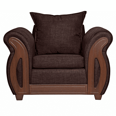 Sillón 1 Cuerpo Isidora Café