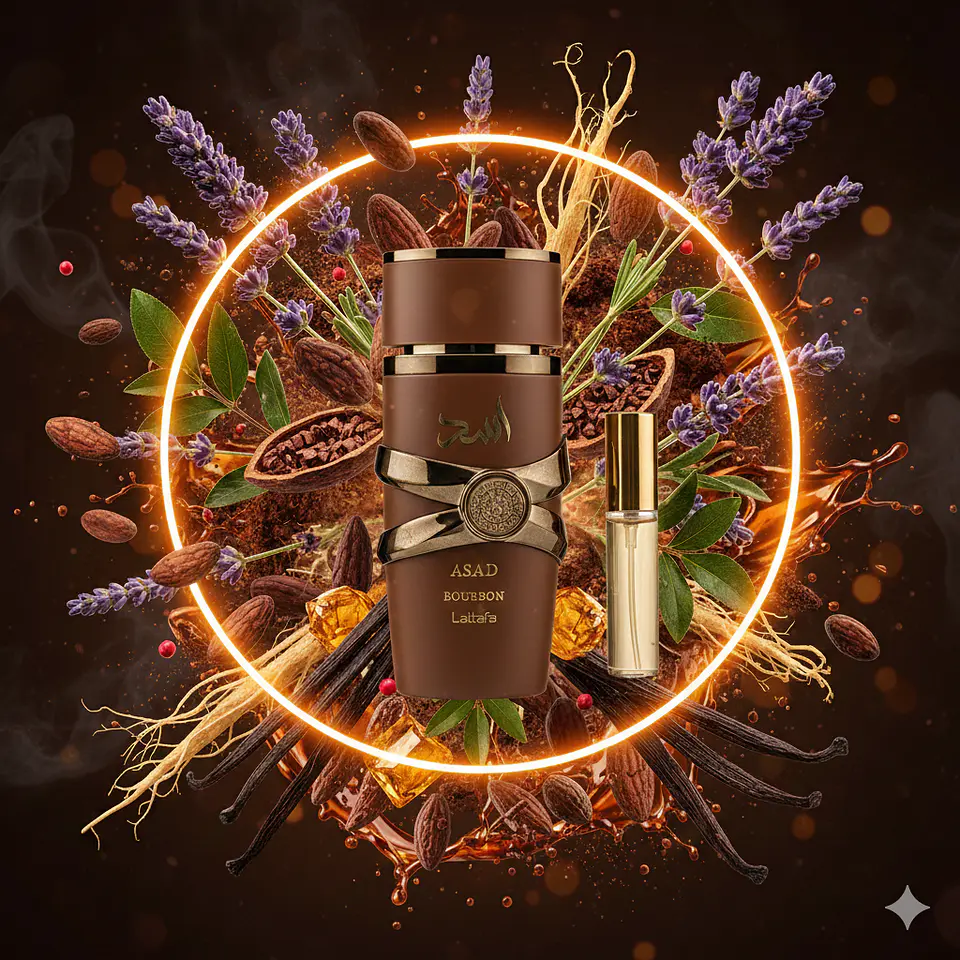 Decant 10ml LATTAFA Asad Bourbon 2