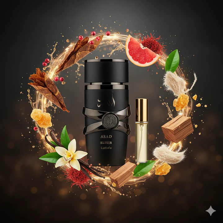 Decant 10ml LATTAFA Asad Elixir 2