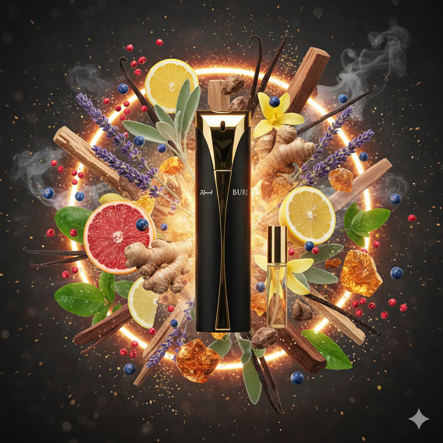 Decant 10ml RISALA Burj Noir 2