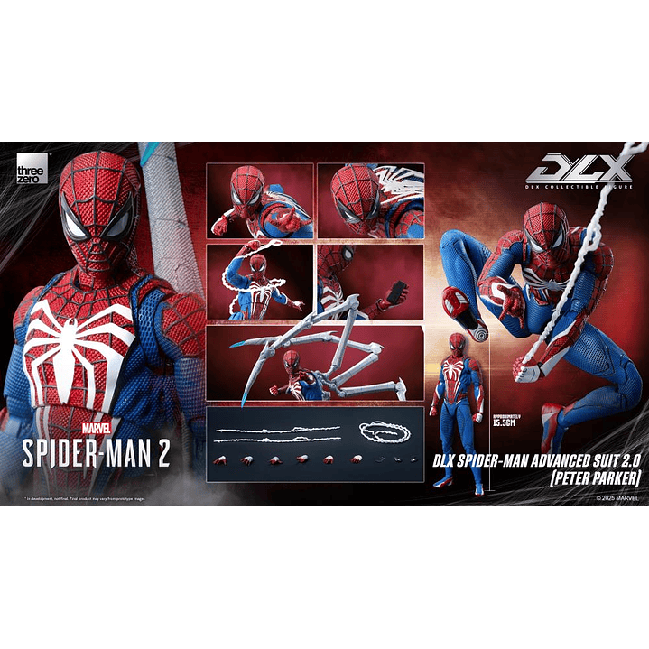 (Pre-Venta) Spider-Man Advanced Suit 2.0 (Peter Parker) Threezero - Marvel's Spider-Man 2 13
