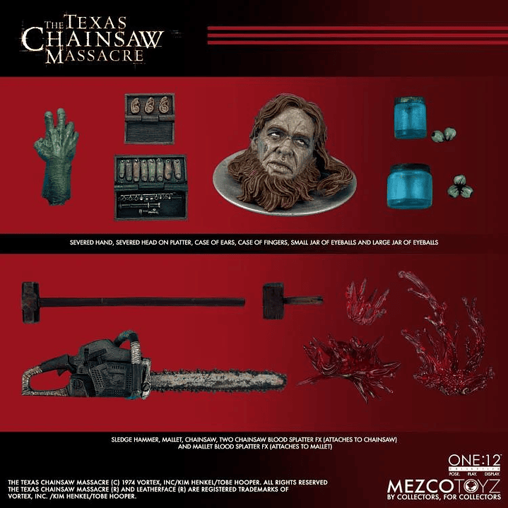 (Pre-venta) Leatherface Mezco Toyz - Texas Chainsaw Massacre 8