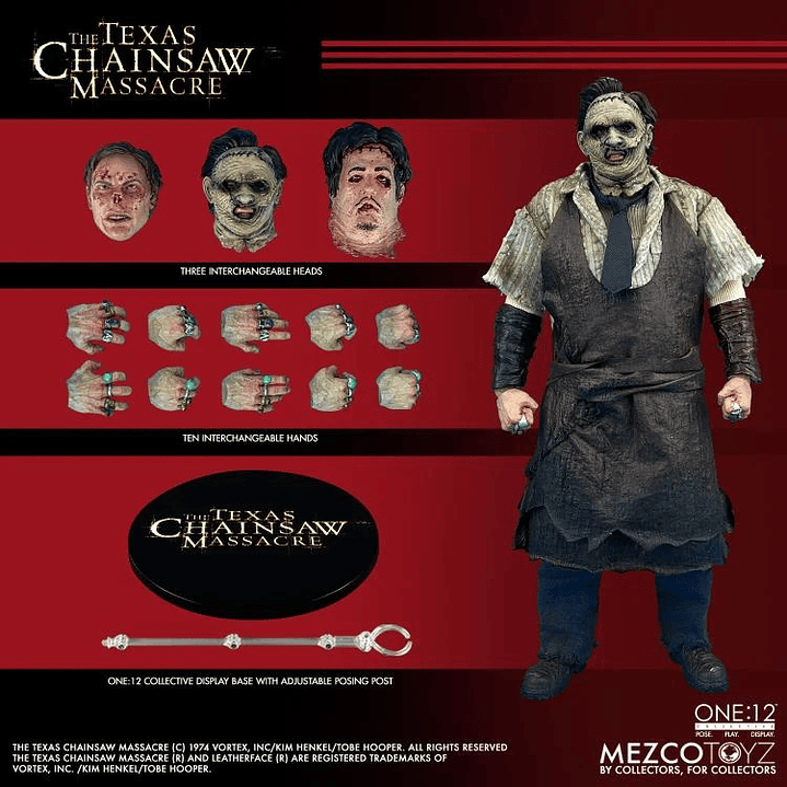 (Pre-venta) Leatherface Mezco Toyz - Texas Chainsaw Massacre 9
