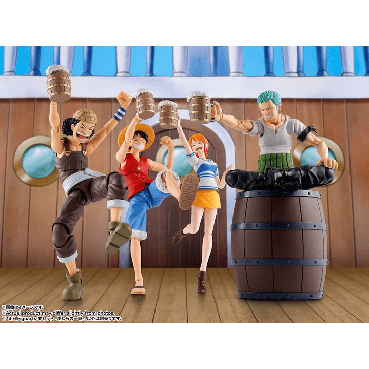 (Pre-Venta) Banquet Set Straw Hat Crew (Optional Parts Set) S.H. Figuarts - One Piece 5