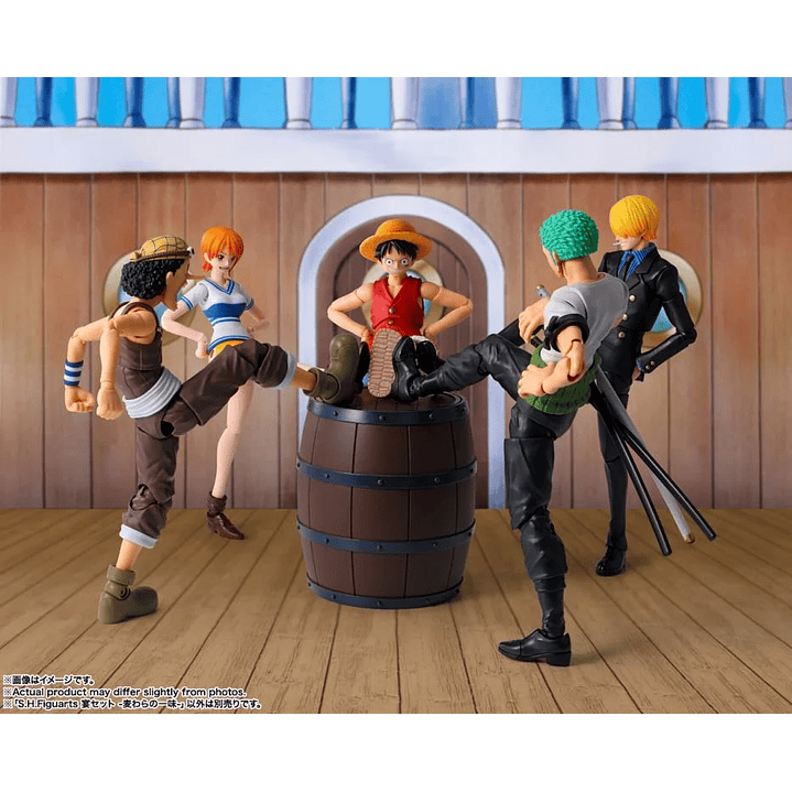 (Pre-Venta) Banquet Set Straw Hat Crew (Optional Parts Set) S.H. Figuarts - One Piece 3