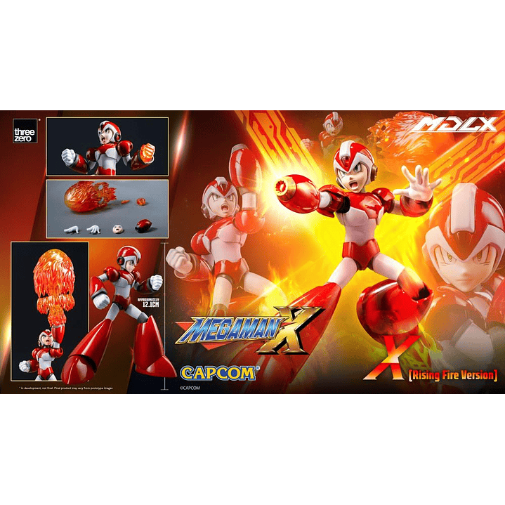 (Pre-Venta) Mega Man X (Rising Fire) Threezero - Mega Man 8