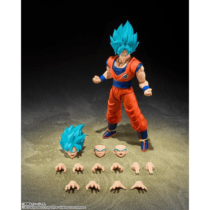 (Pre-Venta) Dragon Ball Super - Super Saiyan God Super Saiyan Son Goku (Blue Power Transcending Limits) S.H. Figuarts - Dragon Ball Super 5