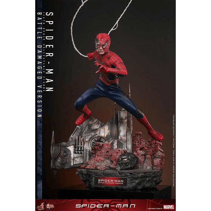 (Pre-Venta) Spiderman - Battle Damaged Ver. Hot Toys - Spider-Man 10