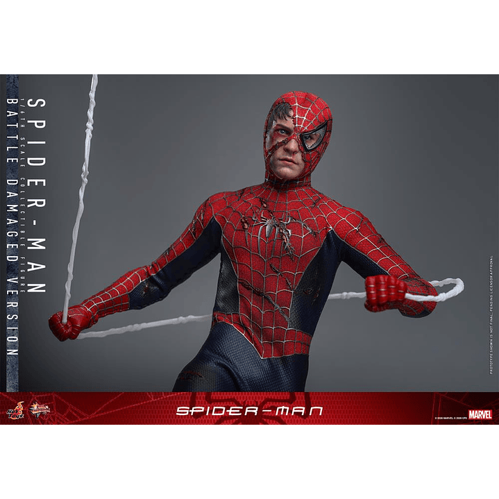 (Pre-Venta) Spiderman - Battle Damaged Ver. Hot Toys - Spider-Man 15