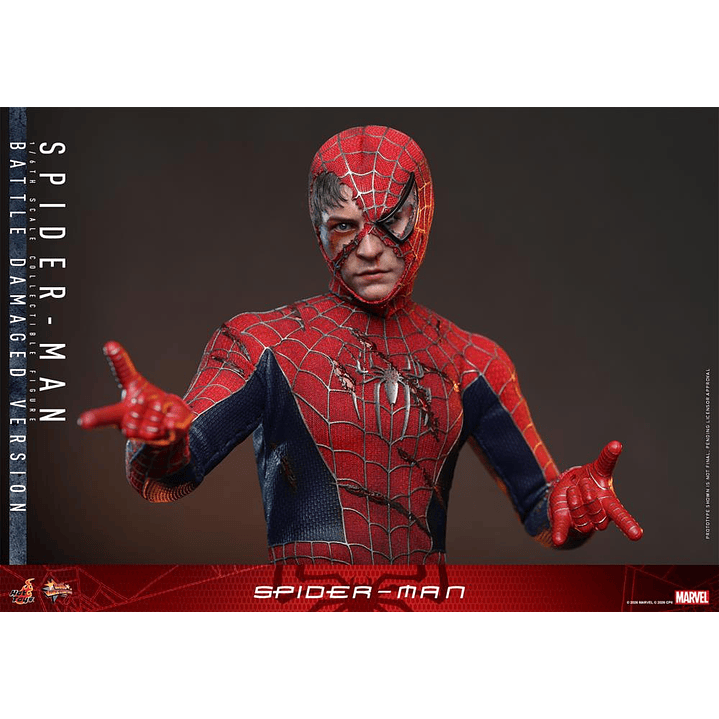(Pre-Venta) Spiderman - Battle Damaged Ver. Hot Toys - Spider-Man 16