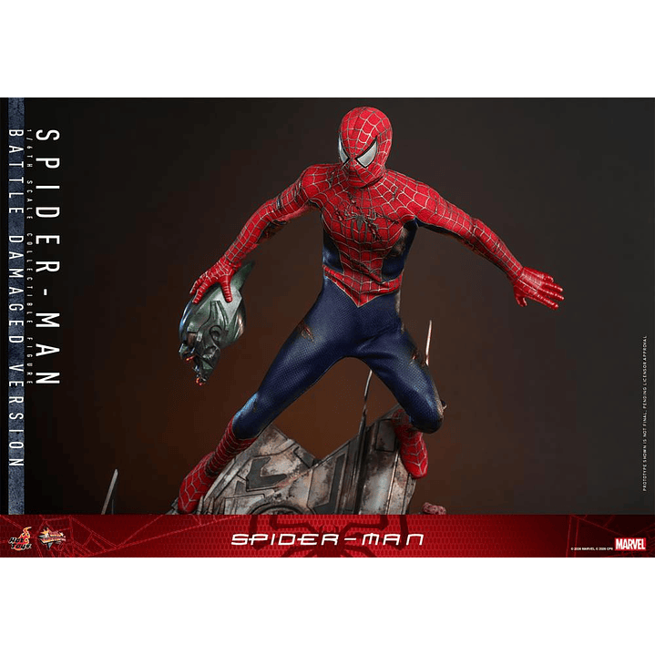 (Pre-Venta) Spiderman - Battle Damaged Ver. Hot Toys - Spider-Man 18