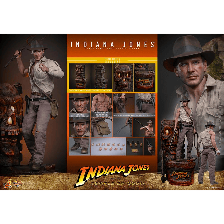 (Pre-Venta) Indiana Jones Hot Toys Deluxe - Indiana Jones and the Temple of Doom 19