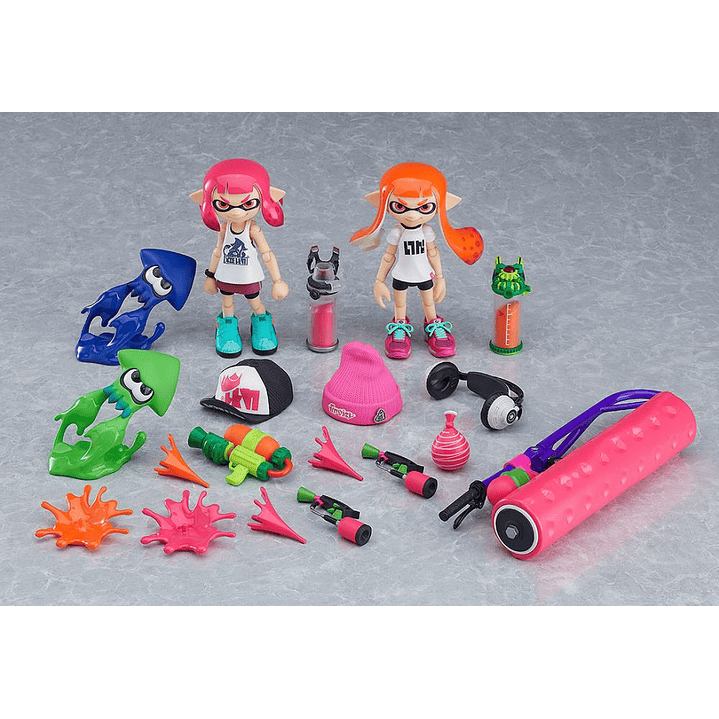 (Stock) Splatoon Girl Two-Pack Figma Deluxe - Splatoon 11