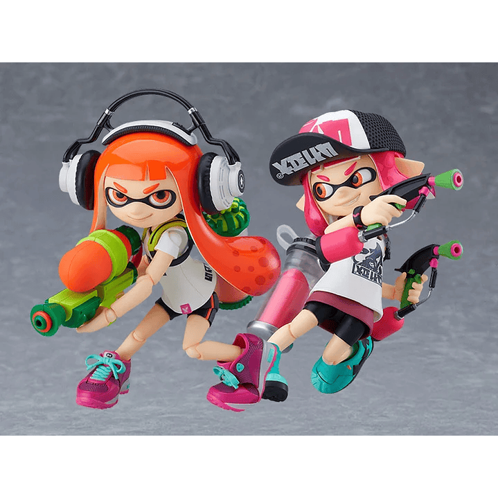 (Stock) Splatoon Girl Two-Pack Figma Deluxe - Splatoon 1