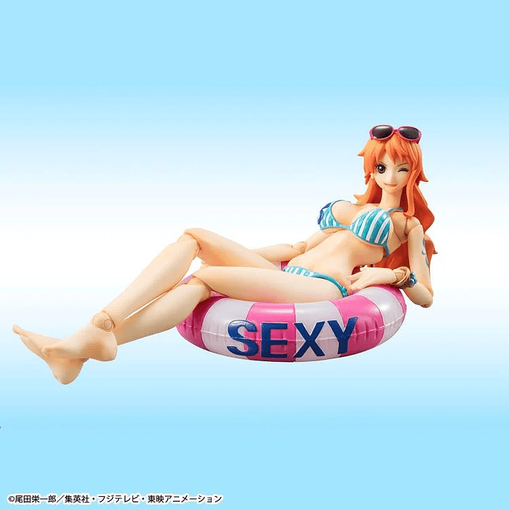 (Stock) Nami Summer Ver. Variable Action Heroes - One Piece 9