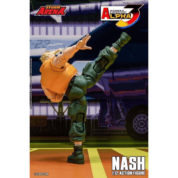 (Pre-Venta) Charlie Nash Storm Arena - Street Fighter Alpha 3 2