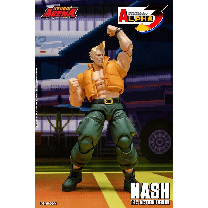 (Pre-Venta) Charlie Nash Storm Arena - Street Fighter Alpha 3 4