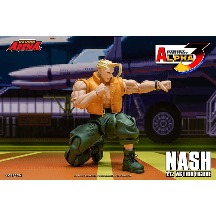 (Pre-Venta) Charlie Nash Storm Arena - Street Fighter Alpha 3 5