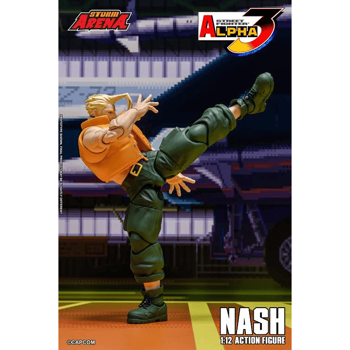 (Pre-Venta) Charlie Nash Storm Arena - Street Fighter Alpha 3 10