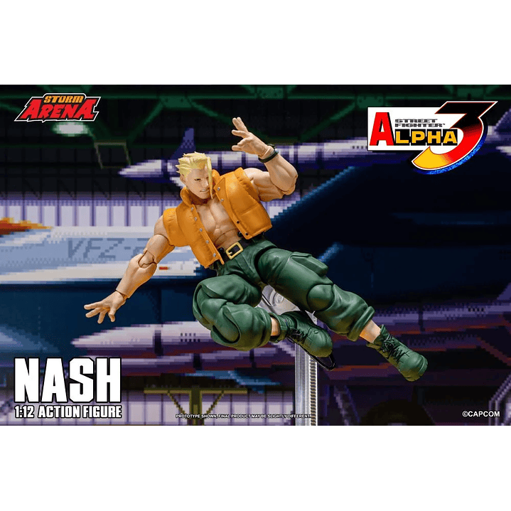 (Pre-Venta) Charlie Nash Storm Arena - Street Fighter Alpha 3 11