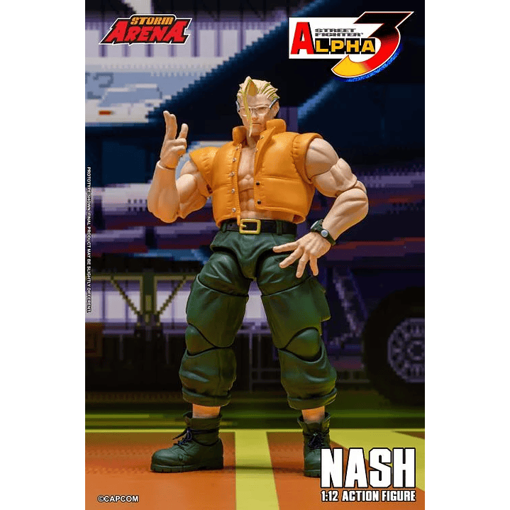 (Pre-Venta) Charlie Nash Storm Arena - Street Fighter Alpha 3 14