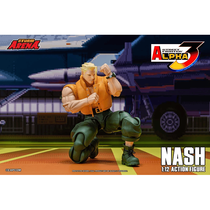 (Pre-Venta) Charlie Nash Storm Arena - Street Fighter Alpha 3 16