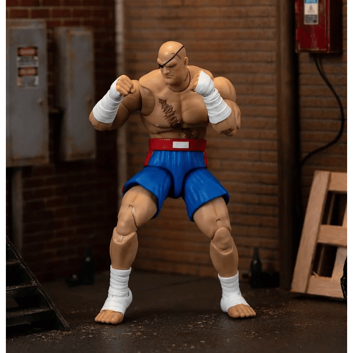 (Stock) Sagat Jada Toys - Street Fighter 12
