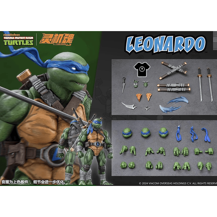 (Stock) Leonardo Mety Toyz - Tortugas Ninjas 3