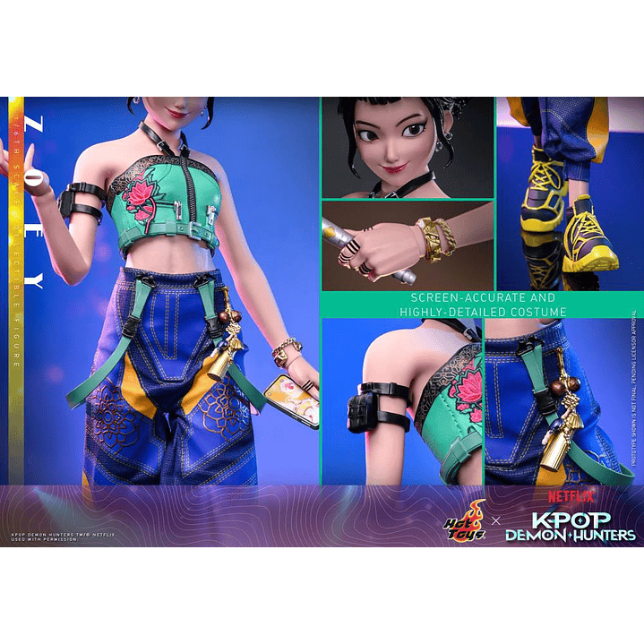 (Pre-Venta) Zoey Hot Toys - KPop Demon Hunters 20