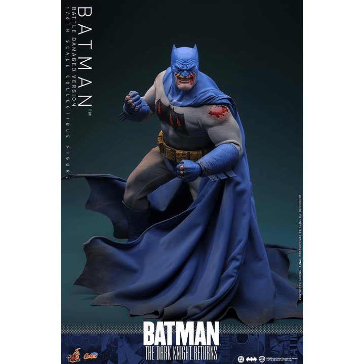 (Pre-Venta) Batman (Battle Damaged Ver.) Hot Toys - Batman The Dark Knight Returns 2