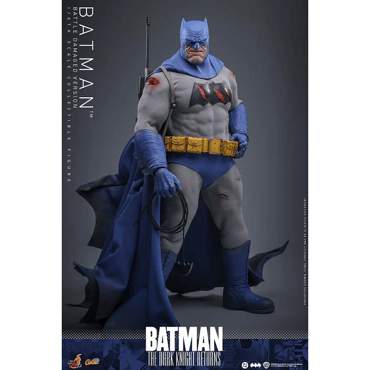 (Pre-Venta) Batman (Battle Damaged Ver.) Hot Toys - Batman The Dark Knight Returns 7