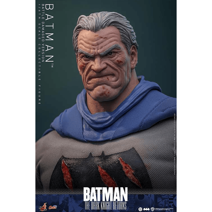 (Pre-Venta) Batman (Battle Damaged Ver.) Hot Toys - Batman The Dark Knight Returns 11