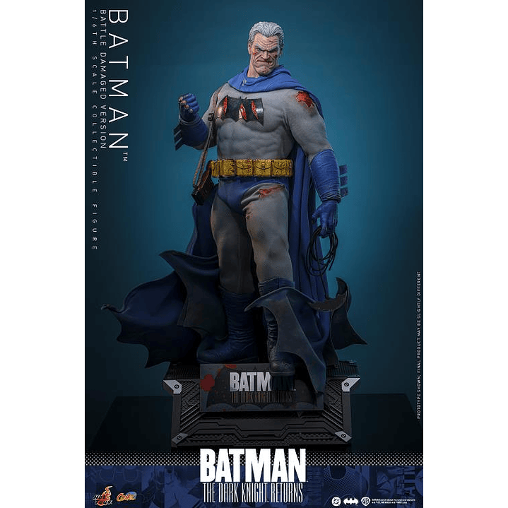 (Pre-Venta) Batman (Battle Damaged Ver.) Hot Toys - Batman The Dark Knight Returns 13