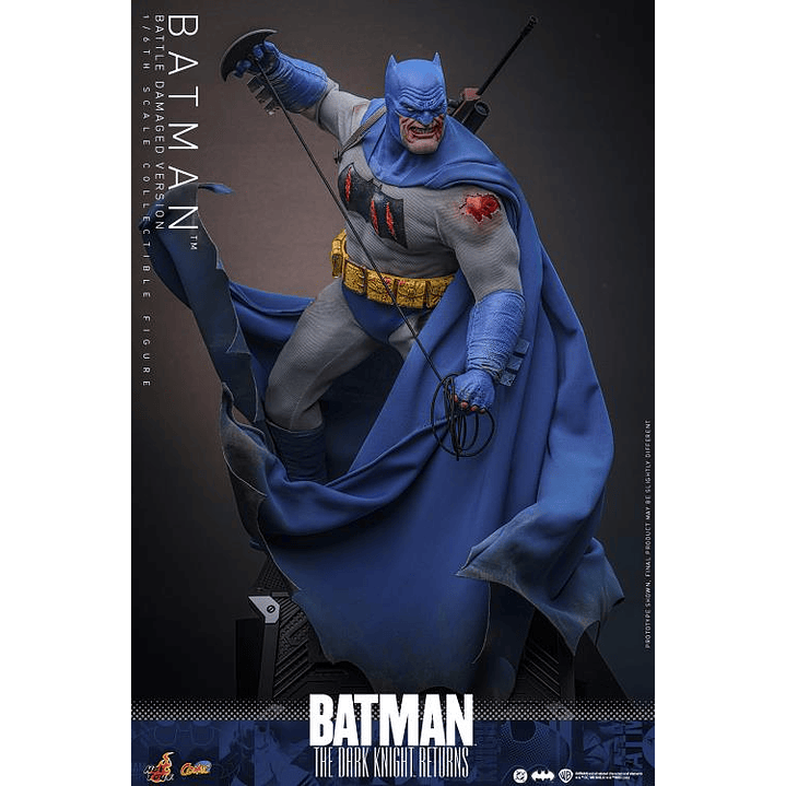 (Pre-Venta) Batman (Battle Damaged Ver.) Hot Toys - Batman The Dark Knight Returns 14
