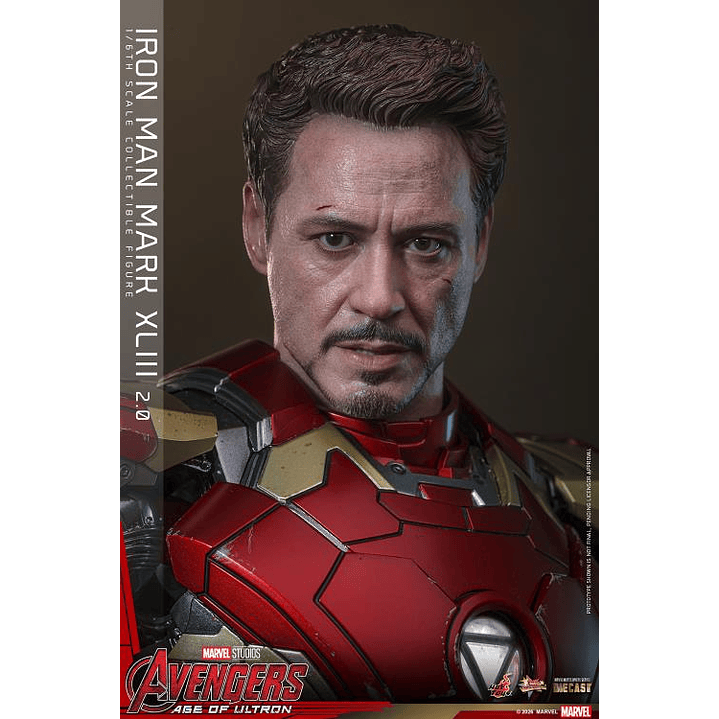 (Pre-Venta) Iron Man Mk.43 (Ver.2.0) - Movie Masterpiece DIECAST Hot Toys - Avengers Age of Utron 16