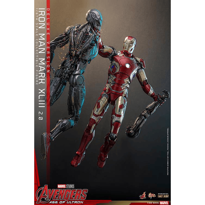(Pre-Venta) Iron Man Mk.43 (Ver.2.0 DX) - Movie Masterpiece DIECAST Hot Toys - Avengers Age of Utron 7