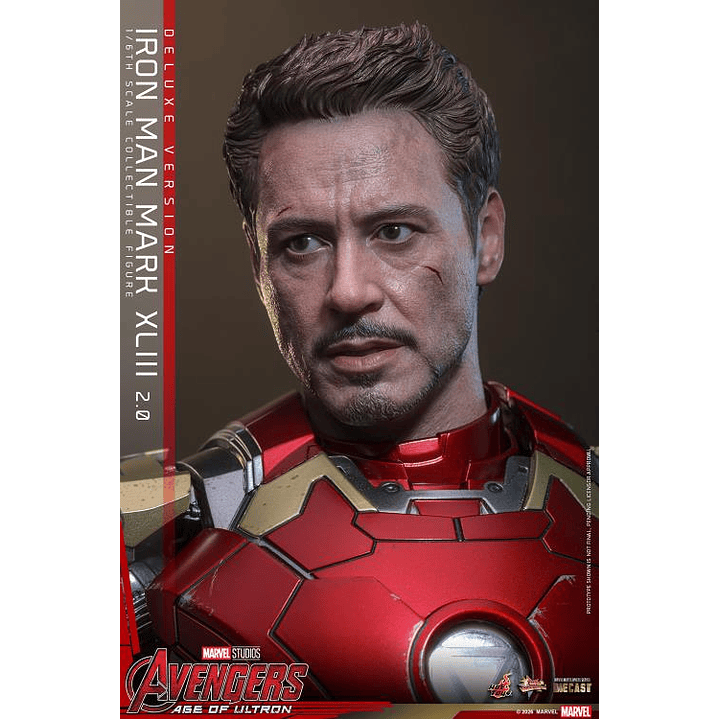 (Pre-Venta) Iron Man Mk.43 (Ver.2.0 DX) - Movie Masterpiece DIECAST Hot Toys - Avengers Age of Utron 18