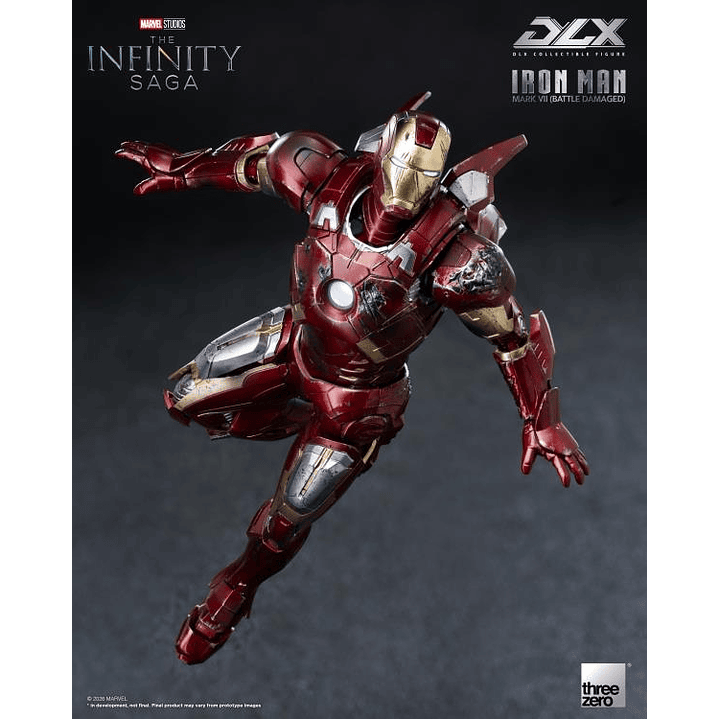 (Pre-Venta) Iron Man Mark 7 (Battle Damaged Ver.) threezero - Marvel Studios 2