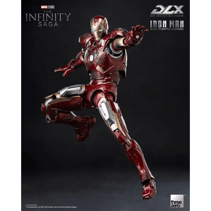 (Pre-Venta) Iron Man Mark 7 (Battle Damaged Ver.) threezero - Marvel Studios 3