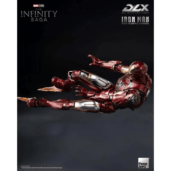(Pre-Venta) Iron Man Mark 7 (Battle Damaged Ver.) threezero - Marvel Studios 4