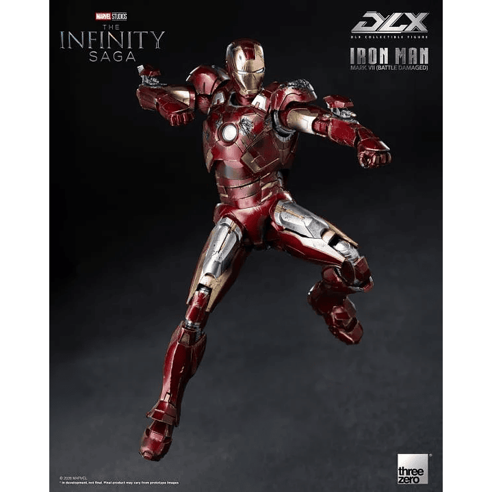 (Pre-Venta) Iron Man Mark 7 (Battle Damaged Ver.) threezero - Marvel Studios 7