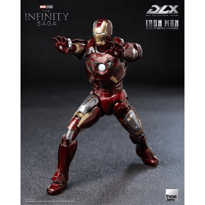 (Pre-Venta) Iron Man Mark 7 (Battle Damaged Ver.) threezero - Marvel Studios 10