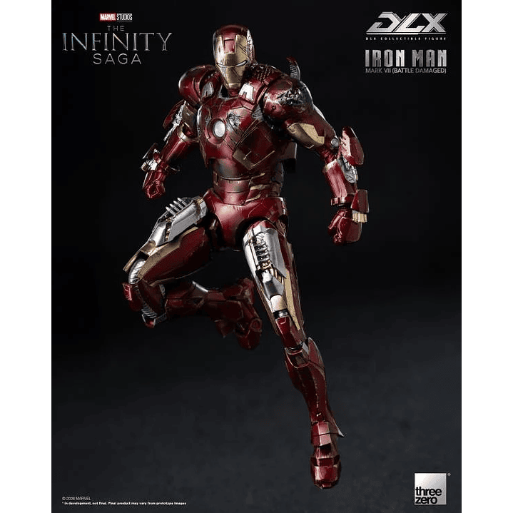 (Pre-Venta) Iron Man Mark 7 (Battle Damaged Ver.) threezero - Marvel Studios 13