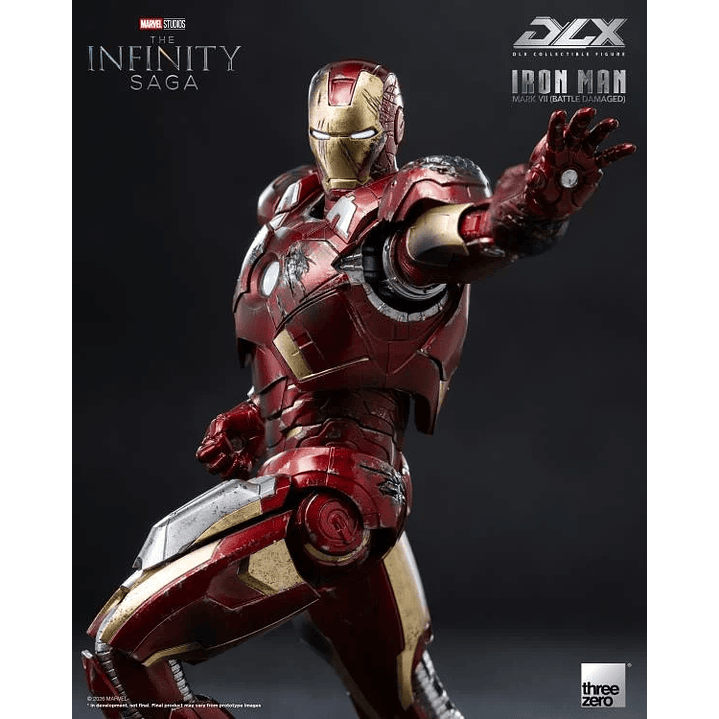 (Pre-Venta) Iron Man Mark 7 (Battle Damaged Ver.) threezero - Marvel Studios 14