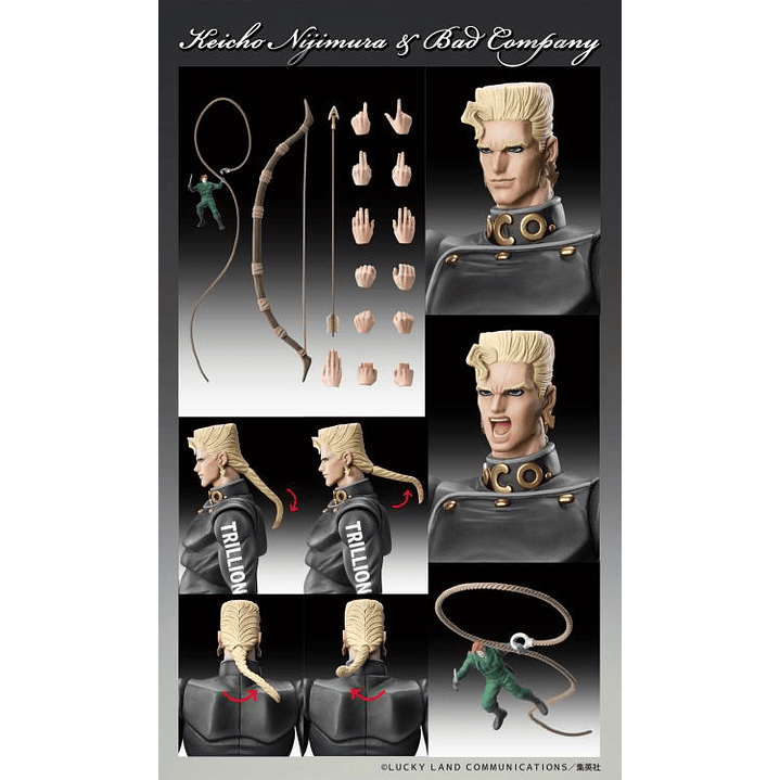 (Pre-Venta) Keicho Nijimura Super Action Statue - JoJo's Bizarre Adventure Part 4 12