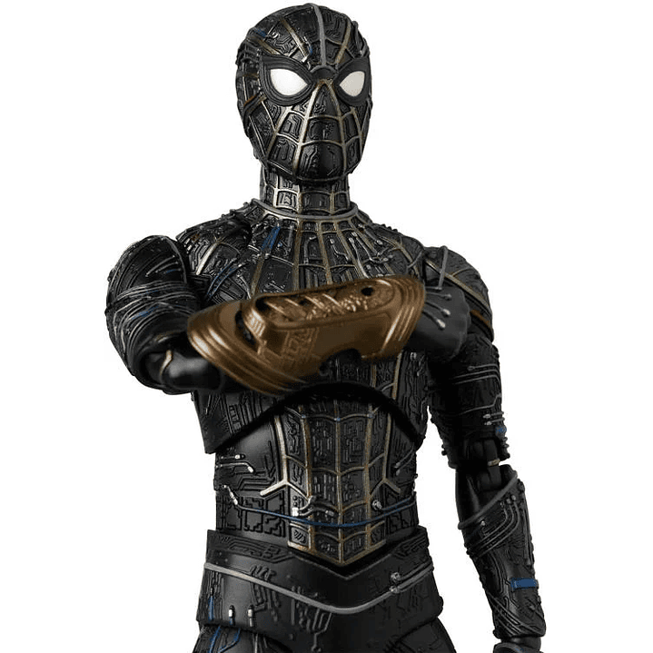 (Pre-Venta) Spider-Man (Black & Gold Ver.) Mafex - Spider-Man No Way Home 10