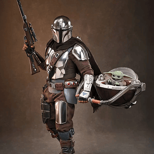 (Pre-Venta) Mandalorian & Grogu Hot Toys - Star Wars The Mandalorian
