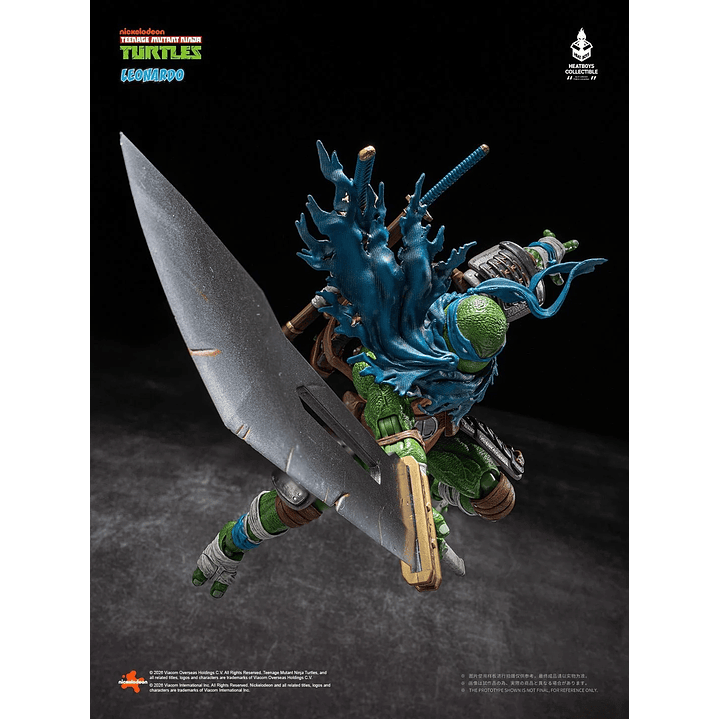 (Pre-Venta) Leonardo - DX Action Figure (With Bonus) Heatboys - Teenage Mutant Ninja Turtles 9